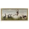 Stupell Industries Jumping Hares in Wild Framed Floater Canvas Wall Art